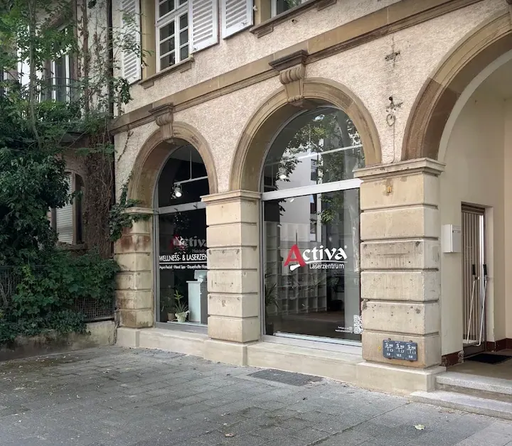 Außenansicht des Kosmetikstudios Activa Heidelberg